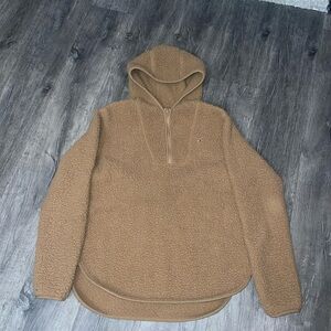 Tommy Hilfiger Brown Zip-Up Sweater